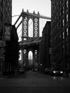 Manhattan Bridge and the Empire State building