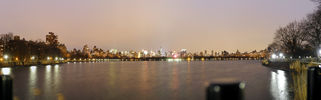 Downtown Manhattan from the Central Park reservoir