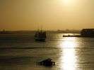 A sailboat in East River